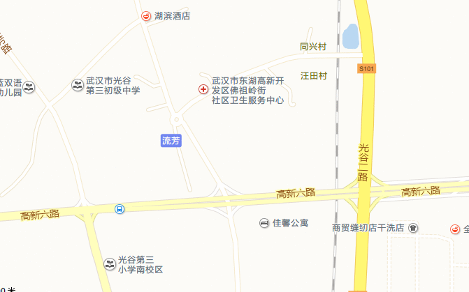 武汉佛祖岭地图图片
